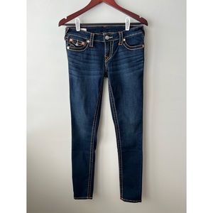 True religion Stella low rise skinny jean size 28.